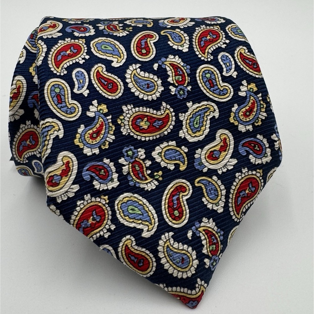 NEW American Living Neck Tie Mens Silk Paisley Preppy Classic Wedding Career
